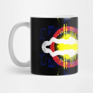 Colorado Reflection State Flag Sound Wave Art Mug